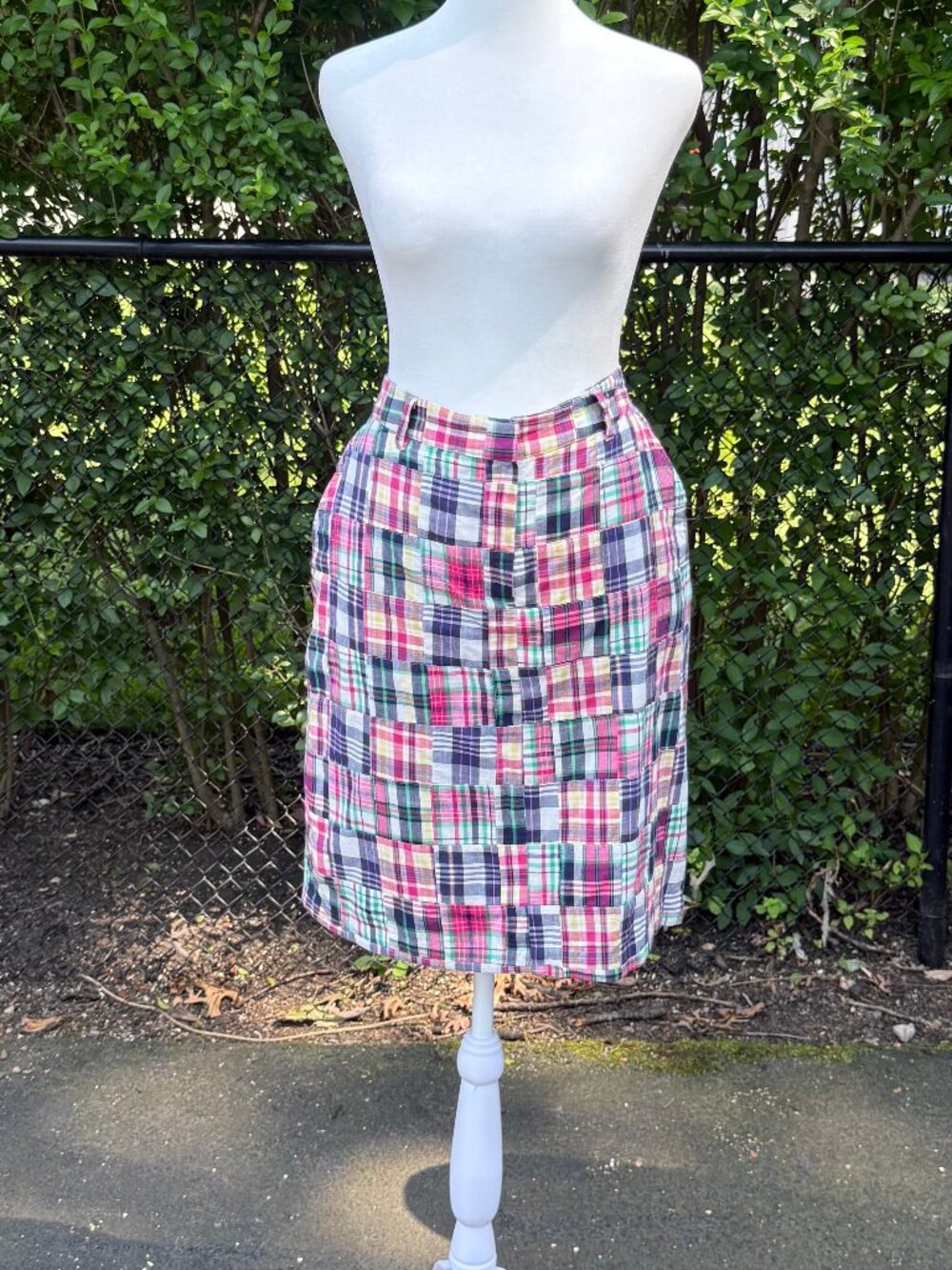 Brooks Brothers Patchwork Authentic Madras Skirt